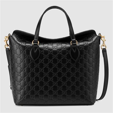 black gucci handbag tote